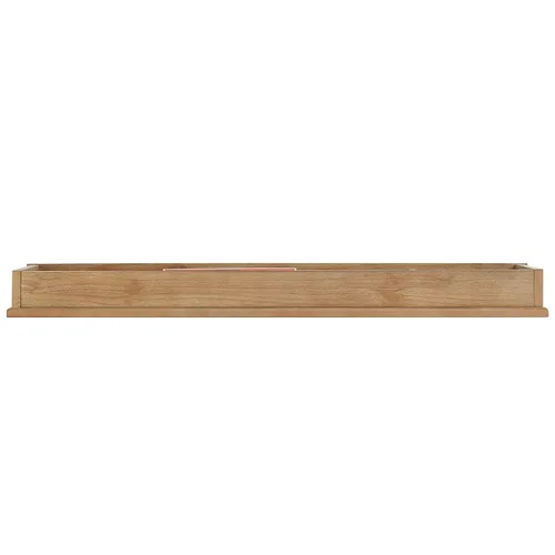 Miniatura 2 de Evolur Mini cambiador en madera de granero – Cambiador de tocador de madera maciza con soportes de seguridad y compartimentos de almacenamiento