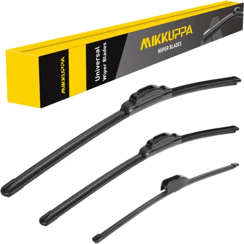 Miniatura 81 de MIKKUPPA Juego de 3 limpiaparabrisas de 22+21+12 pulgadas - Reemplazo para Dodge Durango 2011-2023, Jeep Grand Cherokee 2011-2013 - Limpiaparabrisas