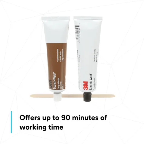 Miniatura 5 de 3M Scotch-Weld Adhesivo epoxi 2216, gris, resistente al calor, versátil, parte B/A, kit de tubos, 2 fl oz (2.0 fl oz)