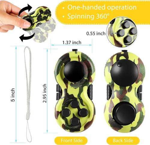 Miniatura 2 de Skylety 2 piezas de juguetes para jugar para adultos, almohadillas para jugar, rellenos de cesta de Navidad, cubo de alivio del estrés, controlador