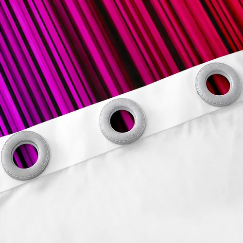 Miniatura 6 de Feelyou Cortinas abstractas degradadas para niños, adolescentes, azul, rojo y negro, cortinas de ventana para dormitorio, sala de estar, decoración