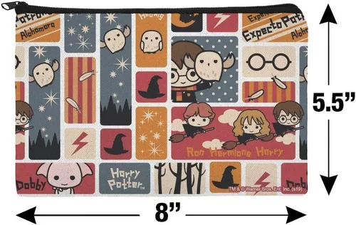 Miniatura 4 de GRAPHICS & MORE Harry Potter - Bolsa organizadora de maquillaje con diseño de Chibi