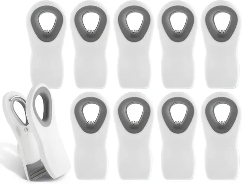 Miniatura 49 de COOK WITH COLOR Clips para bolsas de chips con imán para almacenamiento de alimentos con agarre hermético para bolsas de pan, bolsas de aperitivos