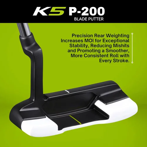 Miniatura 5 de Majek K5 P-200 Putter de golf estilo hoja diestro con alineación herramienta de mano 33 pulgadas mujeres mayores perfecto para alinear tus putts