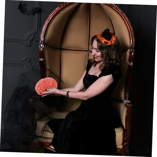 Miniatura 6 de ARTIBETTER Halloween partes del cuerpo zombi cerebro halloween Cerebro decoración accesorios fiesta accesorios falsos decorar prótesis mano prótesis