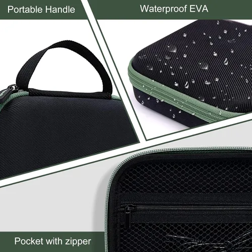 Miniatura 3 de Funda para afeitadora Meridian, bolsas duras Yewltvep compatibles con Meridian Trimmer, estuche de almacenamiento para afeitadora Meridian Grooming