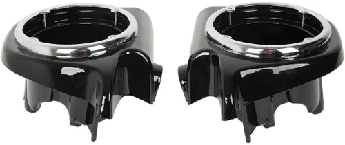 Miniatura 3 de Green-L - Rejilla inferior ventilada para piernas con altavoces de 6.5" para Harley Touring Road King Street Glide Electra Glide Ultra Modelos antes