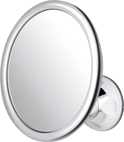 Miniatura 8 de MIRRORVANA Espejo de afeitado redondo sin niebla colgante con gancho giratorio de 360° para colgar y rociar antivaho adicional, superficie antivaho