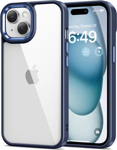 Miniatura 37 de HOOMIL Funda para iPhone 7 Plus/iPhone 8 Plus de 5.5 pulgadas, no amarillea, protección contra caídas, cubierta trasera dura transparente