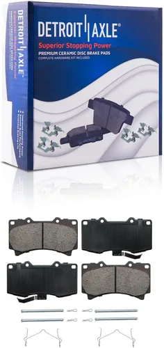 Miniatura 4 de Detroit Axle - Kit de freno delantero para Hummer H3 2006-2010, H3T 2009-2010, rotores de freno de disco 2007 2008 pastillas de freno de cerámica