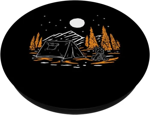 Miniatura 2 de Camping Camper Camp Outdoor Lover Wanderlust Nature PopSockets PopSockets intercambiables PopGrip