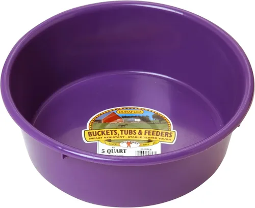 Miniatura 12 de Little Giant® Bandeja de Utilidad de Plástico Bandeja de Alimentación Cubo de Alimentación para Ganado Duradero y Versátil Fabricado en EE.UU.