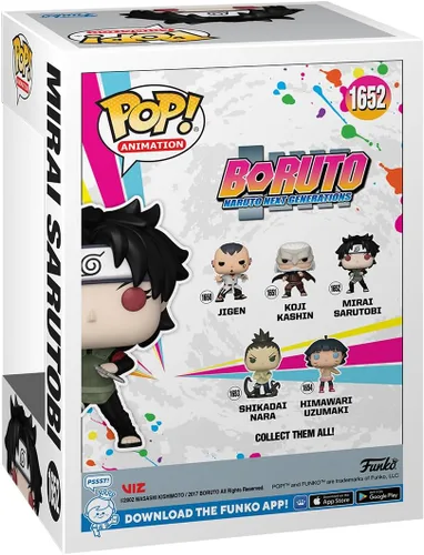 Miniatura 3 de Funko Pop! Animation: Boruto - Mirai Sarutobi - Boruto: Naruto Next Generations - Figura de vinilo coleccionable - Idea de regalo - Producto
