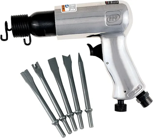 Miniatura 2 de Ingersoll Rand 116 Martillo neumático de servicio estándar, 116K - Herramienta más juego de cinceles de 5 piezas
