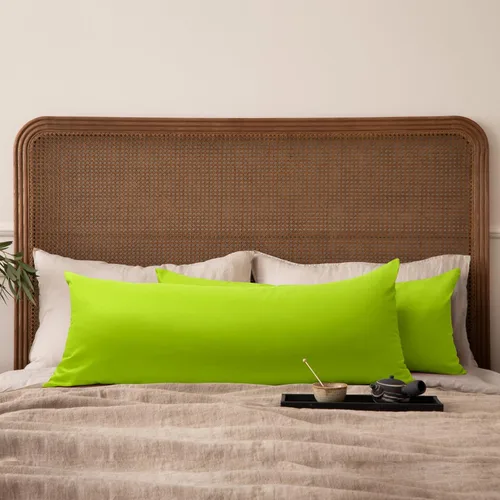 Miniatura 31 de Thmyo - Paquete de 2 fundas de almohada de algodón sólido decorativas cuadradas, fundas de almohada DIY, fundas de almohada en blanco