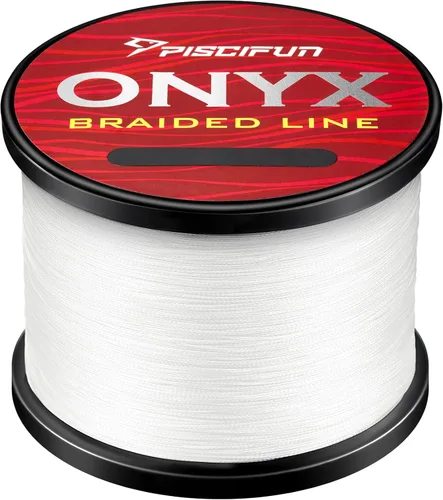 Miniatura 8 de Piscifun Línea de Pesca Trenzada Onyx, Superlínea Trenzada Resistente a la Abrasión, Cero Estiramiento Súper Fuerte, Baja Memoria, Líneas de Pesca
