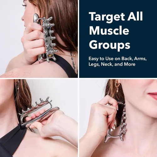 Miniatura 5 de PZHZ® Herramienta de masaje fascista para tejido profundo, nudos musculares, celulitis, liberación miofascial y más - Todo en uno alivio de tensión