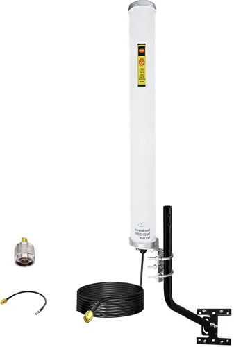 Signalplus Antena celular omnidireccional omnidireccional de banda ancha WiFi 4G LTE y 5G GSM UMTS CDMA 10dBi 600-6000mhz para exteriores para