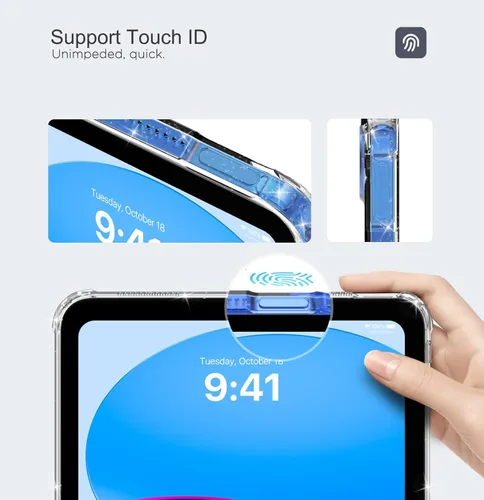 Miniatura 4 de MoKo Funda Transparente para iPad (A16) 11ª Generación 2025 11 pulgadas/10ª Generación 2022 10.9 pulgadas, TPU Suave Ligero, Funda de Tablet Ultra