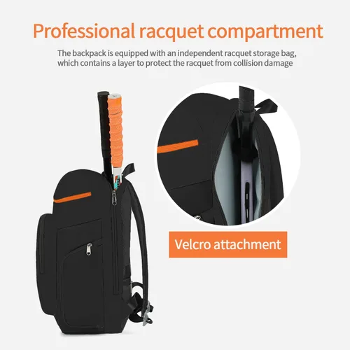 Miniatura 6 de mochila de gimnasio con compartimento para zapatos, bolsa de lucha con 4 tipos de método de espalda, impermeable para deportes, caminata y portátil