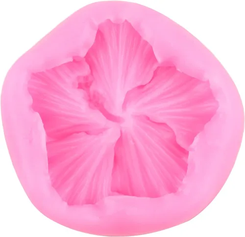 Miniatura 4 de ZiXiang Molde de silicona de flores de orquídea, molde de fondant de plumeria, moldes de hibisco, moldes de chocolate para decoración de pasteles