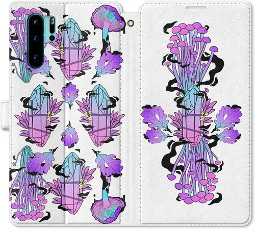 Miniatura 5 de Funda de repuesto para Huawei P30 Pro P30 Mate 30 Pro Mate 30 Mate 20 Pro Mate 20 Magnético Fast Food Art Salsa Folio Popcorn PU Cuero Tarjetero