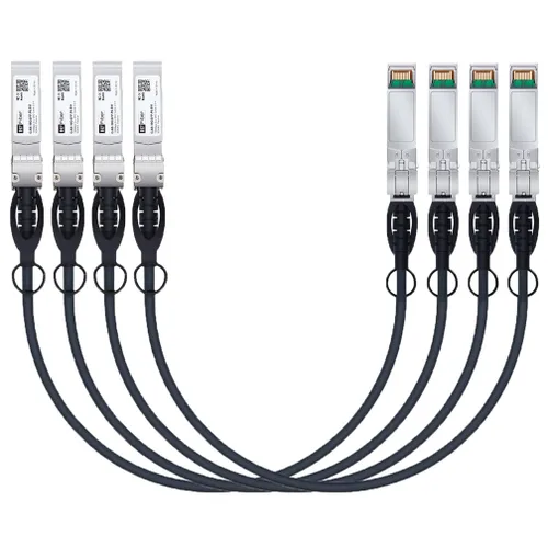 Miniatura 23 de H!Fiber SFP+ Cable 10G SFP+ DAC, 0.8 ft (0.82 pies), cable Twinax de cobre de conexión directa pasiva para Cisco SFP-H10GB-CU0.25M, Ubiquiti UniFi