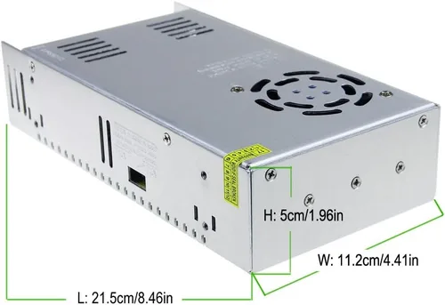 Miniatura 2 de ALITOVE AC 110V/220V a DC 12V 30A 360W Universal Regulada Fuente de alimentación de conmutación Adaptador de transformador Controlador LED para tira