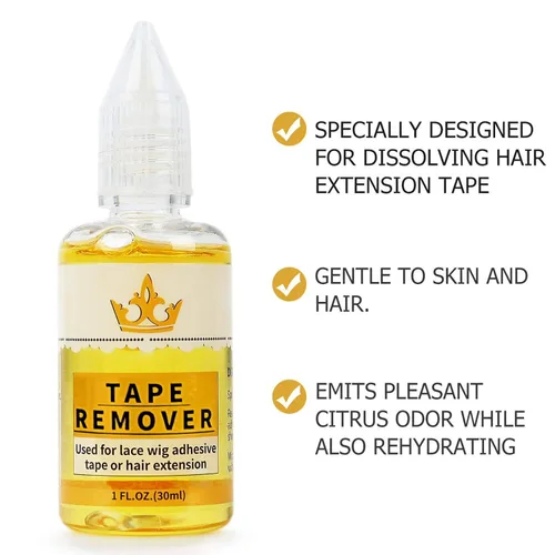 Miniatura 4 de Removedor de extensiones adhesivas, extensiones de cabello de acción rápida, pegamento de encaje para peluca, removedor de pegamento
