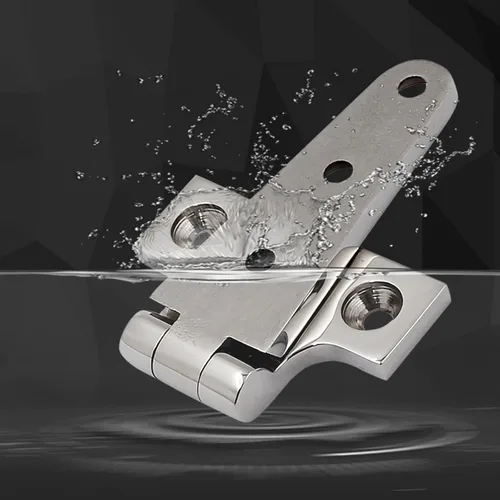 Miniatura 5 de Bisagras en T de Acero Inoxidable 316 de Grado Marino de 4 Pulgadas x 2 Pulgadas Bisagra Pesada para Escotilla de Barco (100 mm x 54 mm) Paquete