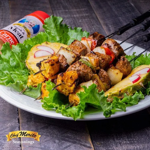 Miniatura 4 de Chef Merito Carne Asada & Bistec - Condimento para carne y carne en polvo, 3 onzas, paquete de 2 Nuggets de pollo, muslos, condimento para carne