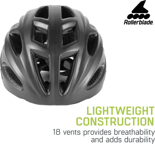 Miniatura 5 de Rollerblade - Casco de patinaje, unisex, negro