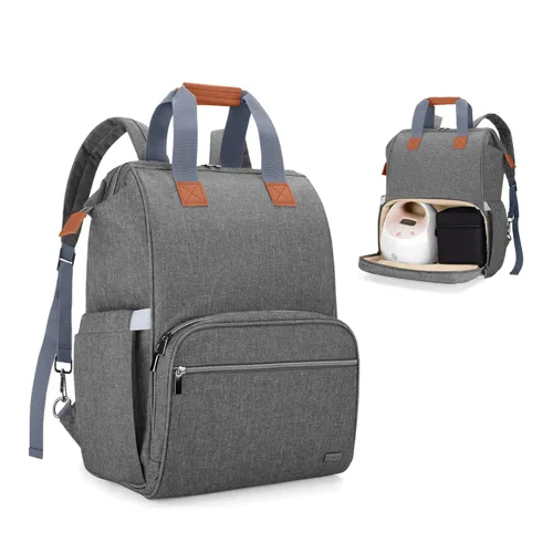 Miniatura 8 de Teamoy Bolsa para extractor de leche compatible con Spectra S1, S2, Medela y bolsa enfriadora, bolsa convertible para extractor de leche y mochila