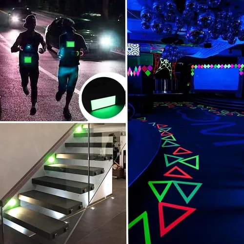 Miniatura 3 de Panel LED flexible, lámina electroluminiscente EL Cinta cortable suave para máscara de ojos, cosplay, decoración de fiesta, bricolaje - Luz Verde