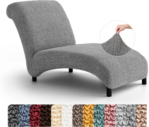 PAULATO BY GA.I.CO. Funda para Silla de Tumbona Sin Brazos - Funda Deslizante para Silla de Tumbona - Funda para Sofá de Salón - Fundas Deslizantes