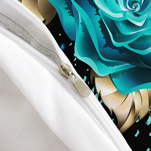 Miniatura 5 de AILONEN Juego de funda de edredón de tamaño King con diseño de mariposa para niñas y mujeres, juegos de ropa de cama con corazones estrellados