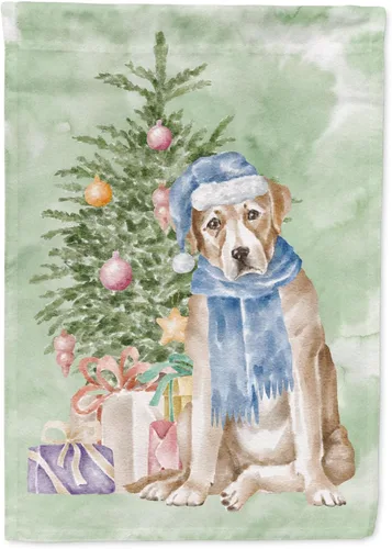 Miniatura 102 de Caroline's Treasures CK8213GF Bulldog Inglés #2 Regalos de Navidad y árbol de jardín Bandera de buzón Bandera decorativa para patio exterior, patio