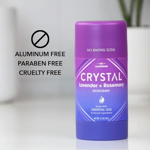 Miniatura 4 de Crystal Magnesium Solid Stick Desodorante natural, desodorante sin aluminio no irritante para hombres o mujeres, combate de forma segura y eficaz