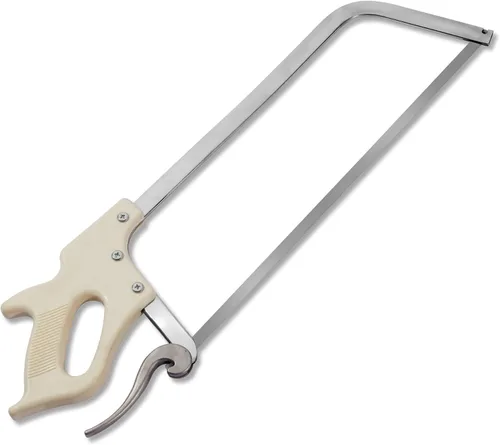 KATA Sierra para Huesos y Carne para Carnicería: Segueta de Carnicero de 20 Pulgadas para Cortar Carne de Venado y Hueso con Hoja SK5 - Sierras de