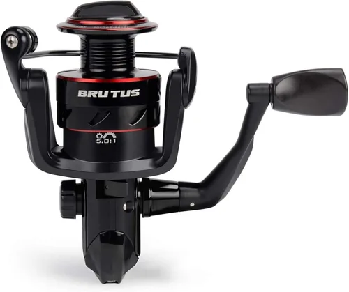 Miniatura 2 de KastKing Brutus Spinning Reel, Freshwater Spinning Fishing Reels, Graphite Frame, CNC Aluminum Spool, 5.2:1 Gear Ratio, 4+1 Ball Bearings