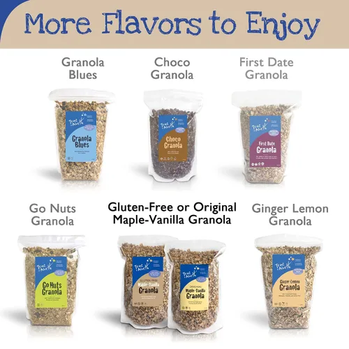 Miniatura 6 de True North Granola - Granola de vainilla de arce sin gluten, baja en carbohidratos, sin nueces y sin OMG, bolsa a granel, 3 libras