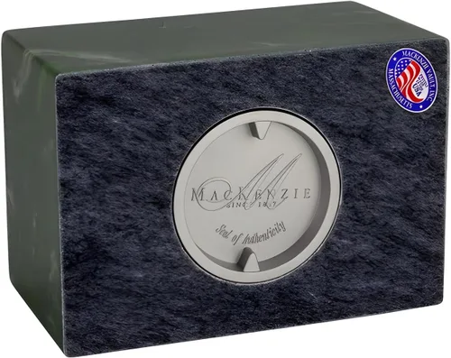 Miniatura 6 de Verde Classic - Mármol cultivado por Mackenzie Vault para urnas Silverlight, urna de cremación verde para cenizas, tamaño adulto, entierro