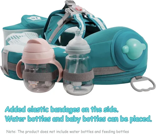 Miniatura 9 de Mambobaby Flotador con dosel Flotador para bebé No.7 Avión Añadir cola Flotador de natación Flotador de natación sólido sin aire Flotador de agua