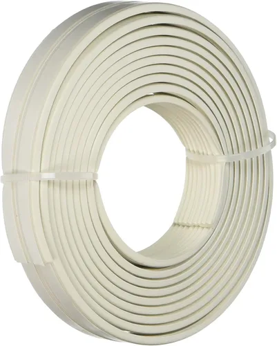 Frost King V23WA Cinta de sellado meteorológico de goma acanalada autoadhesiva, 3/8" A, 1/8" G, 17 pies L, Blanco