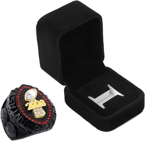 Miniatura 6 de Anillo de trofeo de campeonato de fútbol de fantasía 2023 Premio de anillo de premio Deportivo MVP ganador del Campeonato de la Liga FFL