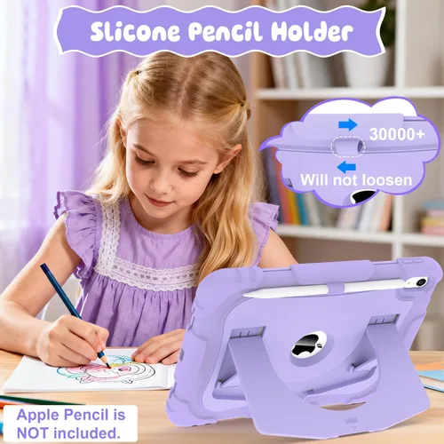 Miniatura 5 de Estuche CCMAO para iPad A16 de 11ª Generación (2025) de 11 Pulgadas / de 10ª Generación (2022) de 10.9 Pulgadas, con Soporte de Mayor Tamaño y Porta