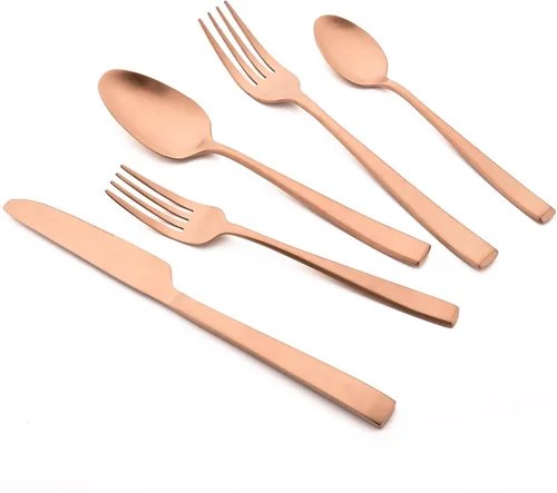 Miniatura 15 de Cuchillo de cena de 8 piezas, acero inoxidable 18/10 de plata mate para el hogar, restaurante, fiesta, uso diario de mantequilla (9 pulgadas)