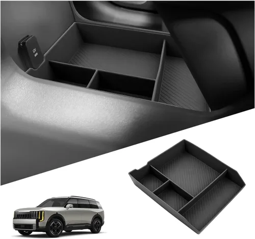 Miniatura 15 de SKTU Compatible con 2020-2024 2025 Land Rover Defender organizador de consola central 2023 2024 2025 accesorios Defender 2024 2025 bandeja