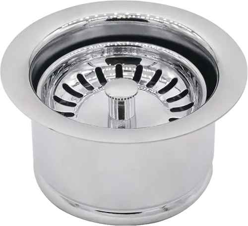 Miniatura 13 de Westbrass D2082S-62 Brida y colador de eliminación de residuos extraprofundos, negro mate Mate negro