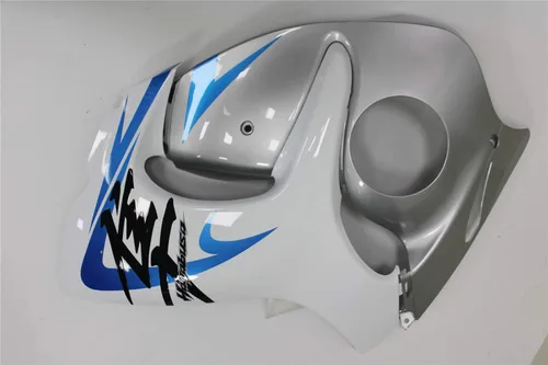 Miniatura 4 de Carenado completo de plástico blanco plateado apto para Suzuki 2008-2019 GSXR 1300 Hayabusa Gen2 inyección ABS Carrocería nuevo mercado